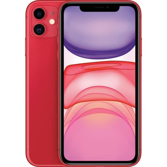 APPLE iPhone 11 (PRODUCT)Red 128 Go