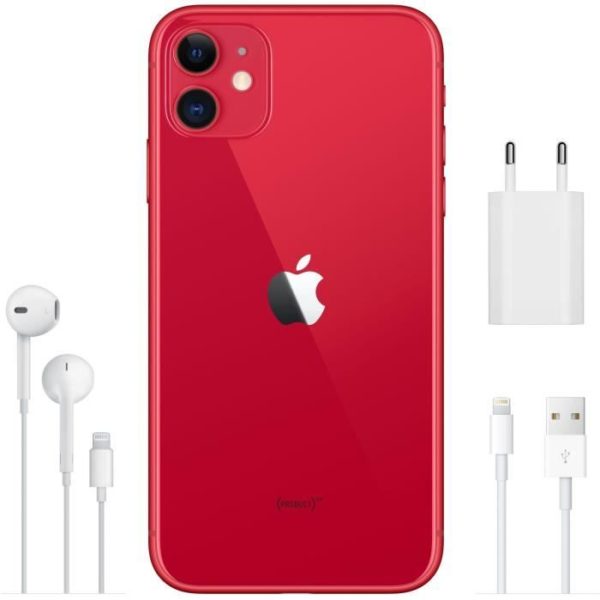 APPLE iPhone 11 (PRODUCT)Red 256 Go - BOUTIKIS