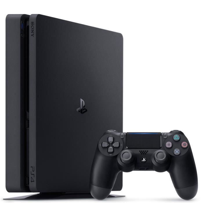 Console PS4 Slim 500Go Noire/Jet Black - Châssis F - PlayStation Officiel