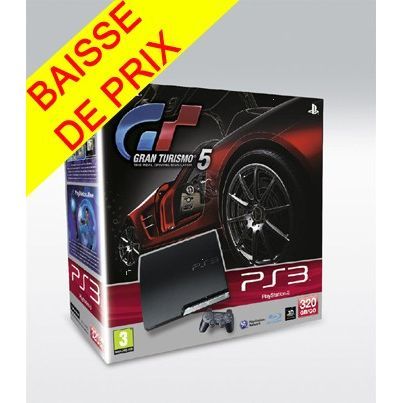Pack PS3 320 Go Noire + Gran Turismo 5