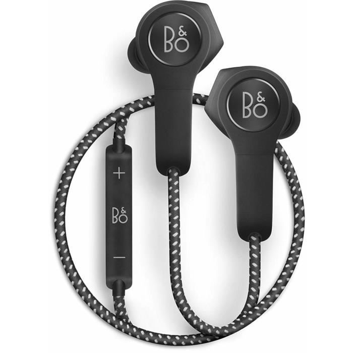 B&O PLAY H5 Ecouteurs Bluetooth intrao-auriculaires - 5 heures d'autonomie - Noir