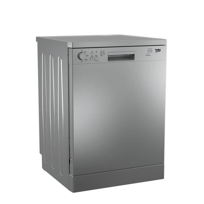 BEKO LVP63S2 - Lave-vaisselle pose libre - L 60 cm - 13 couverts - A+ - 47 dB -11,5 L - Silver