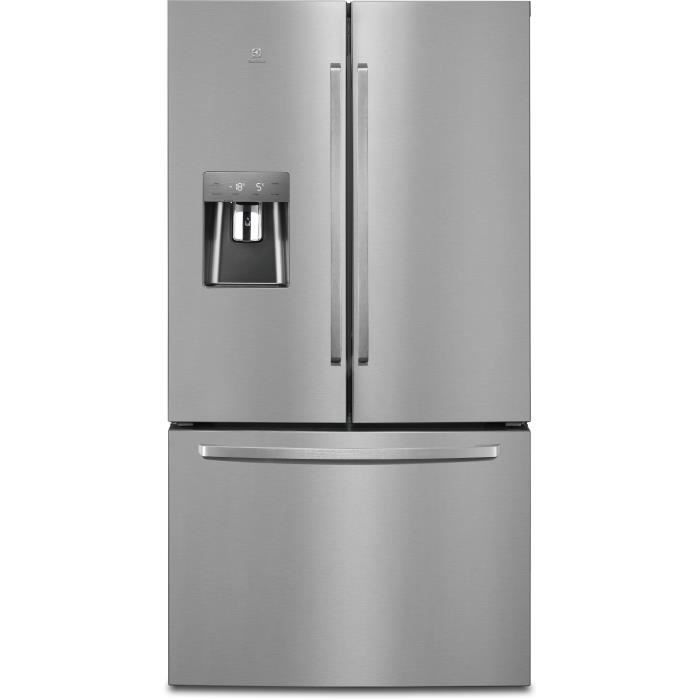 ELECTROLUX EN6086MOX-Réfrigérateur multiportes-536 L (417 + 119 L)-Froid total no frost-A++-L 91,2 x H 177,6 cm-Inox