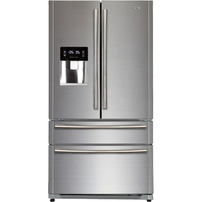 HAIER B22FSAA - Réfrigérateur multi-portes - 522L (387+135) - Froid ventilé - A+ - L91 x H178 cm - Silver