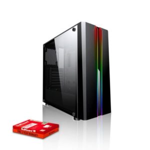 Fierce Dominator PC Gamer de Bureau - AMD Ryzen 5 2600X 6x4.2GHz CPU, 16Go RAM, GTX 1660 6Go, 480Go SSD - 1134735